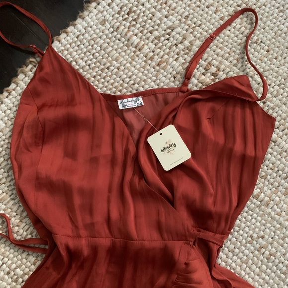 Free People All My Love Wrap Slip Dress, Size S. NWT. - Picture 5 of 8